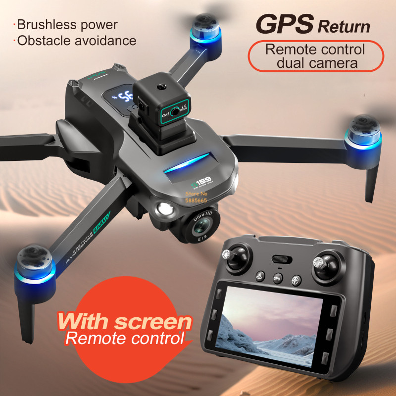 Drone Racing Motor - 8K double caméra 5G WIFI FPV