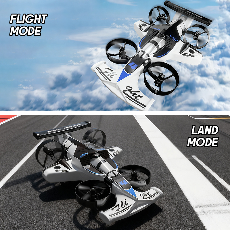 Drone Racing Battery - Mini Drone 2 en 1, voiture