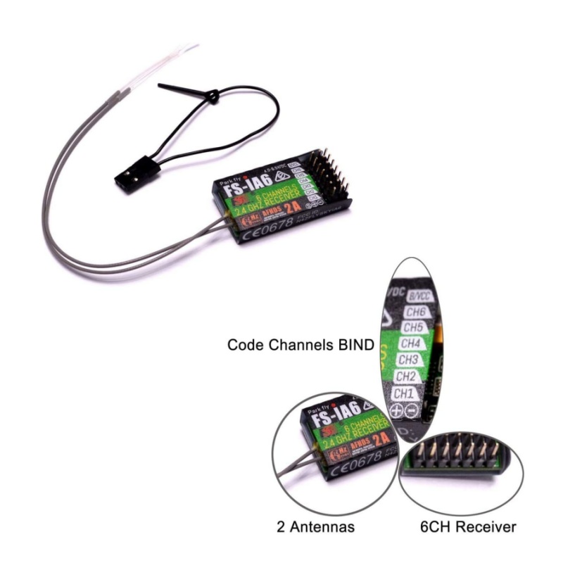Flysky FS-IA6 récepteur 6CH do - Drone Racing Battery avis et prix