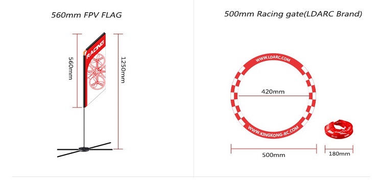 Drone FPV Racer 560mm avec dra - Drone Racing Gate avis et prix